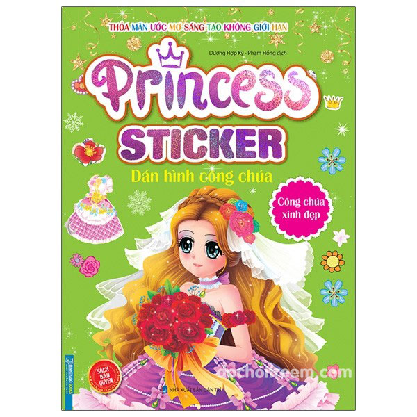 Princess Sticker - Dán hình Công Chúa Xinh Đẹp