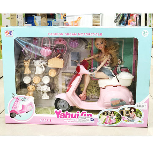 Búp bê khớp đi xe máy
