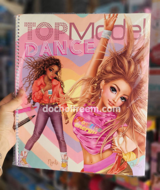 Topmodel - BST thiết kế thời trang Dance Colouring Book